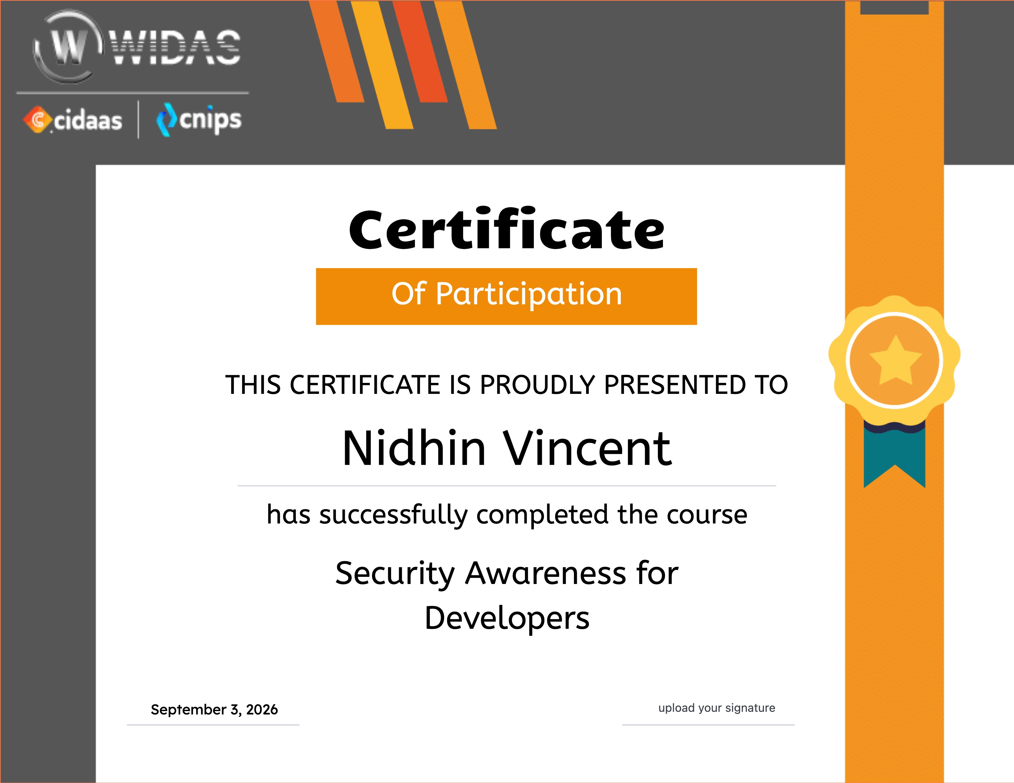 Security Awareness for Developers